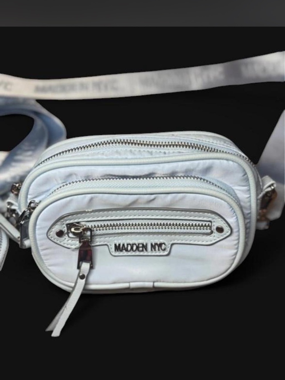 Madden NYC White Mini Crossbody Bag